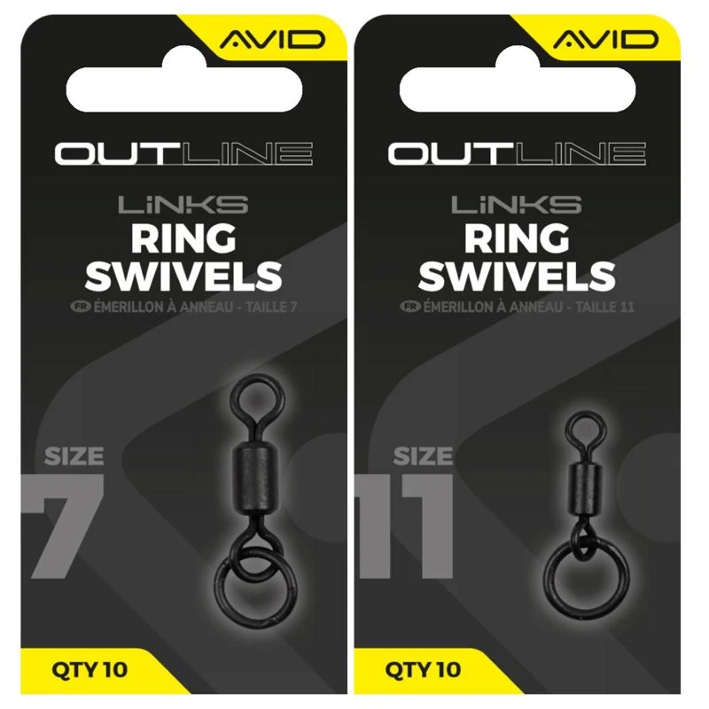 Avid Carp Outline Ring Swivels